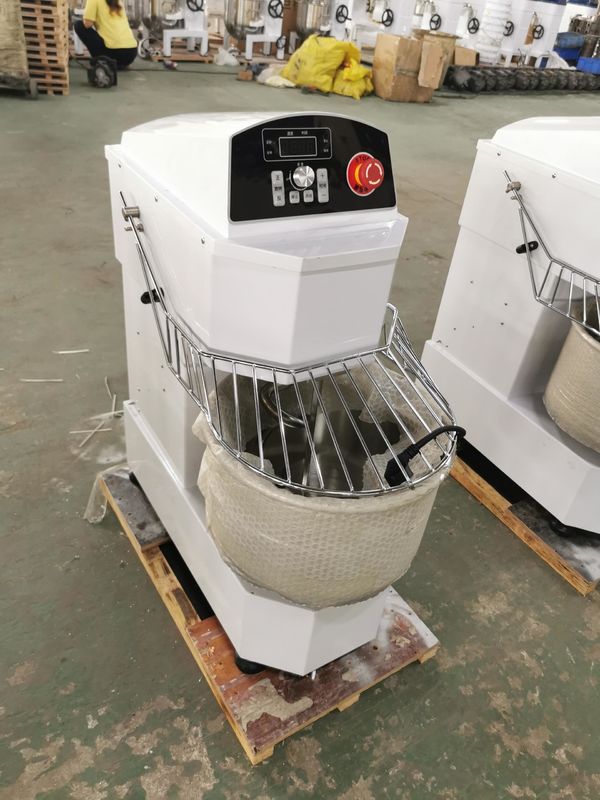 Image showcasing Frequency Changer 20L Bread Dough Mixing Machine Dough Kneading ...