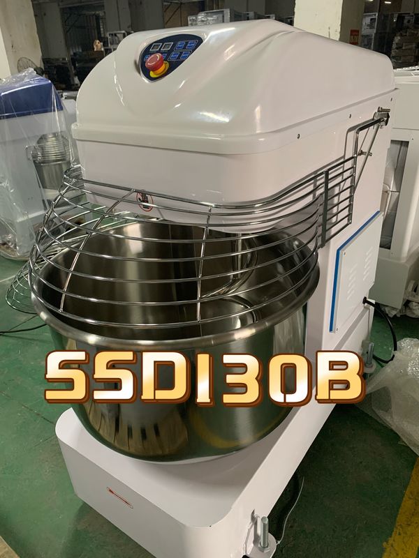 50kg Capacity Heavy Duty Dough Mixer Strong Power With Timer Industrial Spiral Mixer