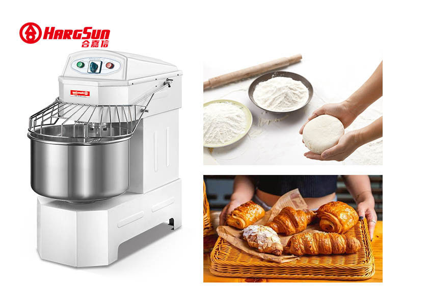 HARGSUN Spiral Bread Mixer , 30 Litre Dough Mixer With Gearbox Driving