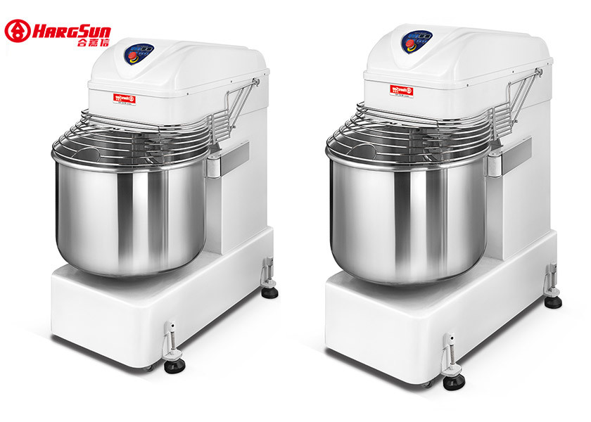 50kg Capacity Heavy Duty Dough Mixer Strong Power With Timer Industrial Spiral Mixer